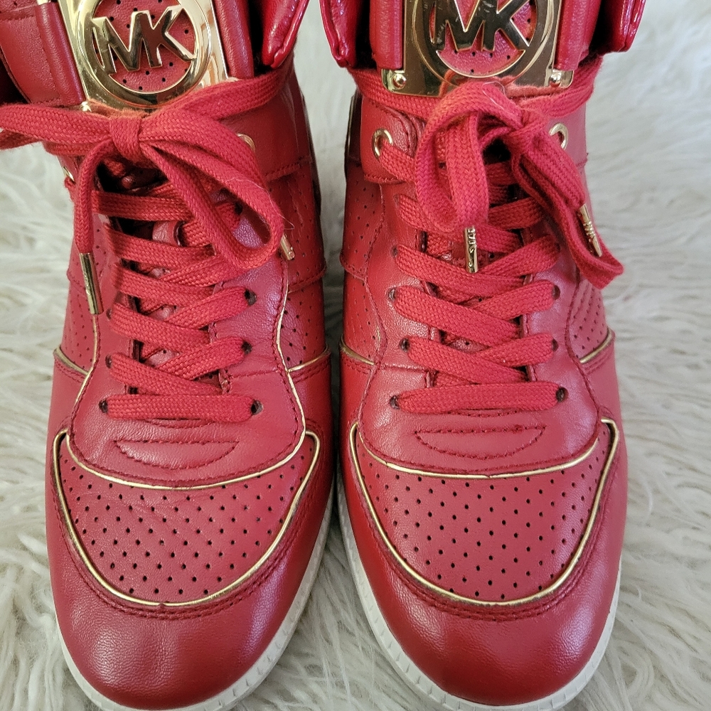 Michael Kors High top sneaker wedges
